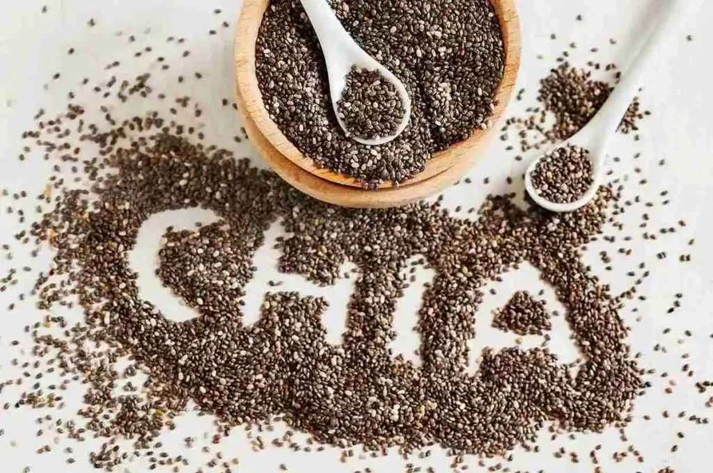 Surprising Power of Chia Seeds in Bird Diets 2 Chia Seeds Spread on Table